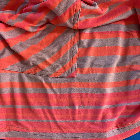 Nanette Lepore Swim Barbie Hot Pink Pastel Lilac Striped Tunic Dress Coverup Top - Picture 9 of 10